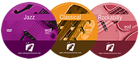 All of our guitar lessons are available on CD and DVD!